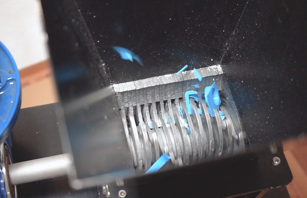 Shredder von 3D Druck Abfall