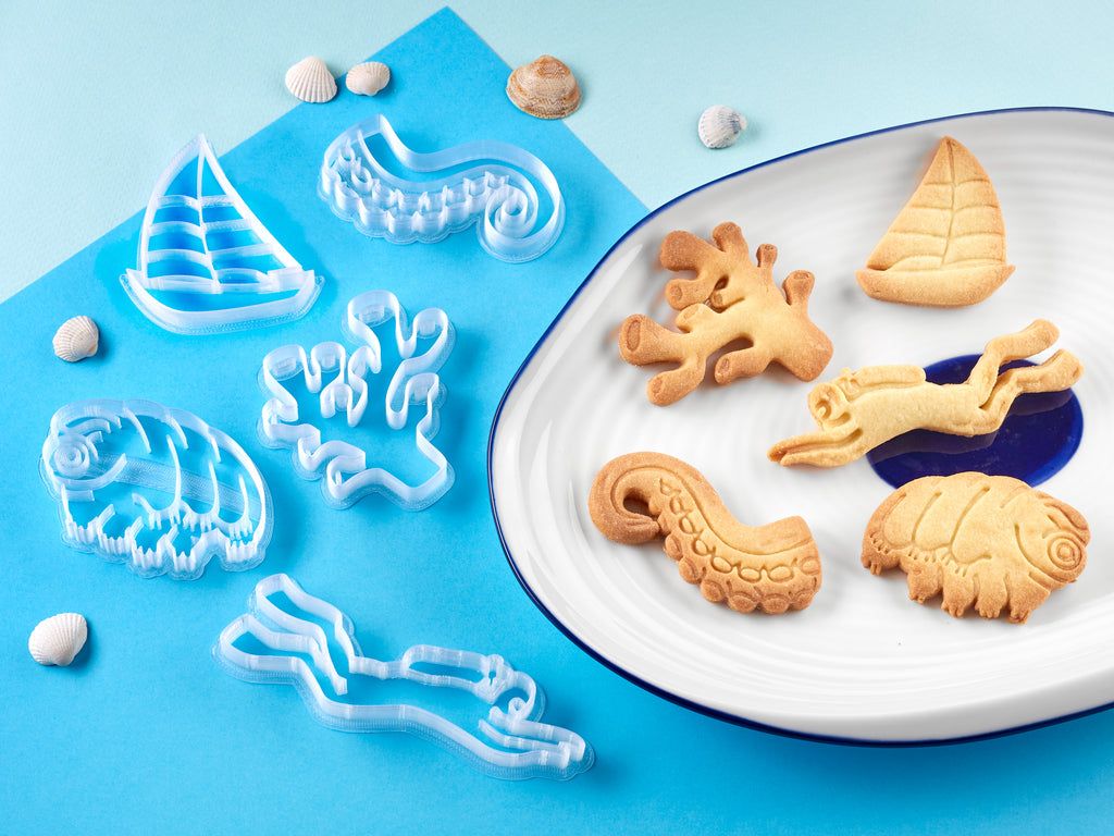 Marine biology Cookie Cutters Biocraftlab with Cookies
