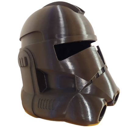 3D Druck Star Wars Helm in Schwarz