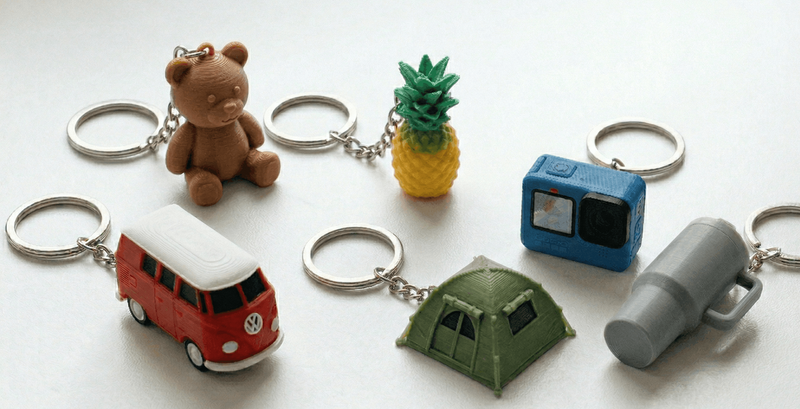 3D Druck Schlüsselanhänger als Give Aways
