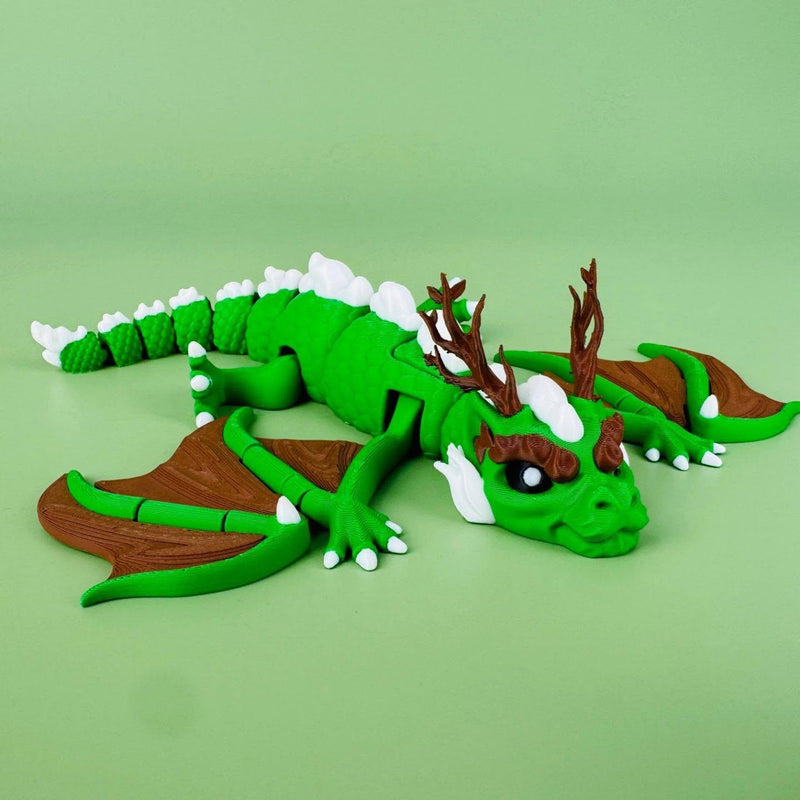 Flexi Drache 3D Druck Figur