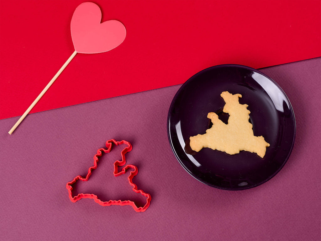 Keksausstecher Salzburg Land mit Keksen