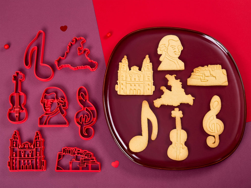 Keksausstecher Salzburg mit Keksen