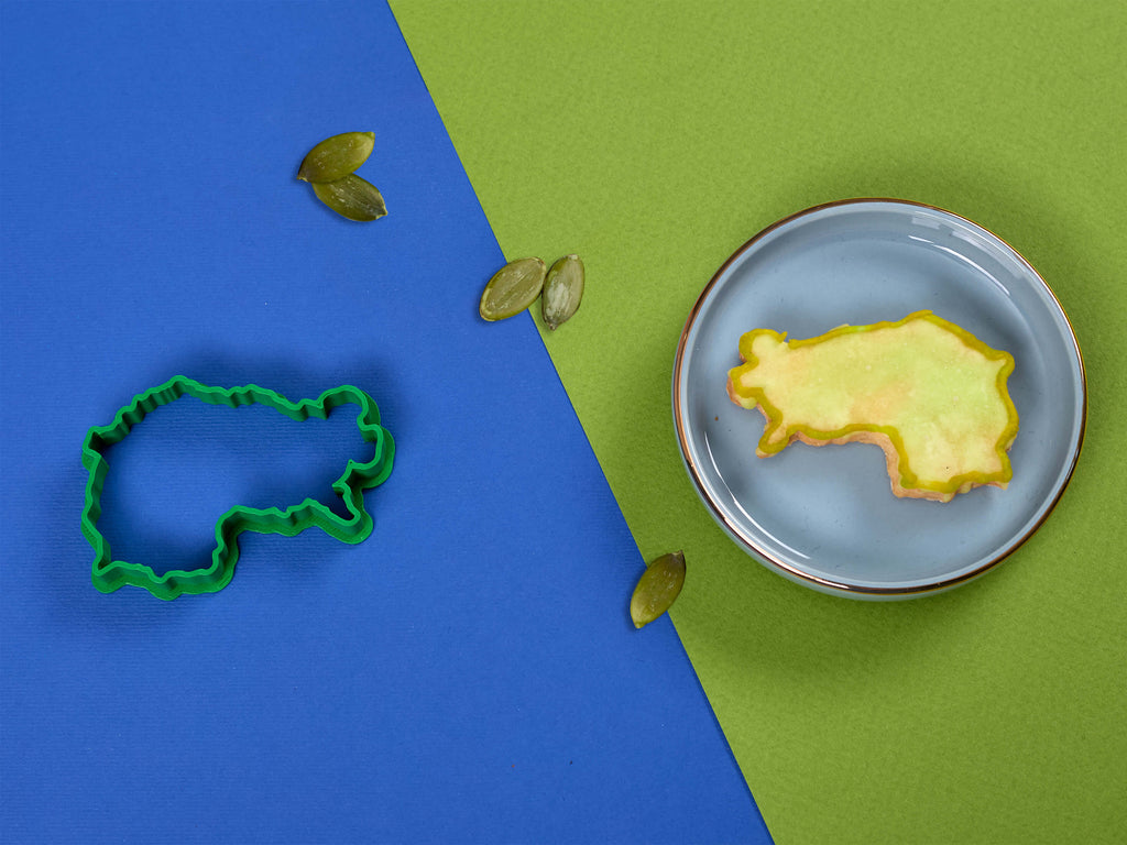 Keksausstecher Steiermark Land mit Kekse dekoriert