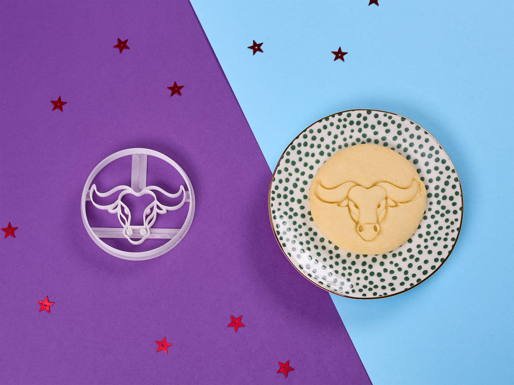 Keksausstecher Stier mit Keks