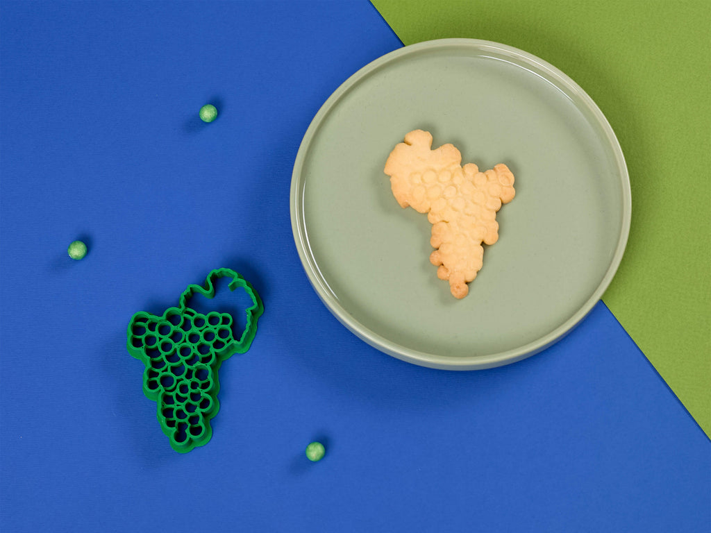 Keksausstecher Weintraube mit Keks