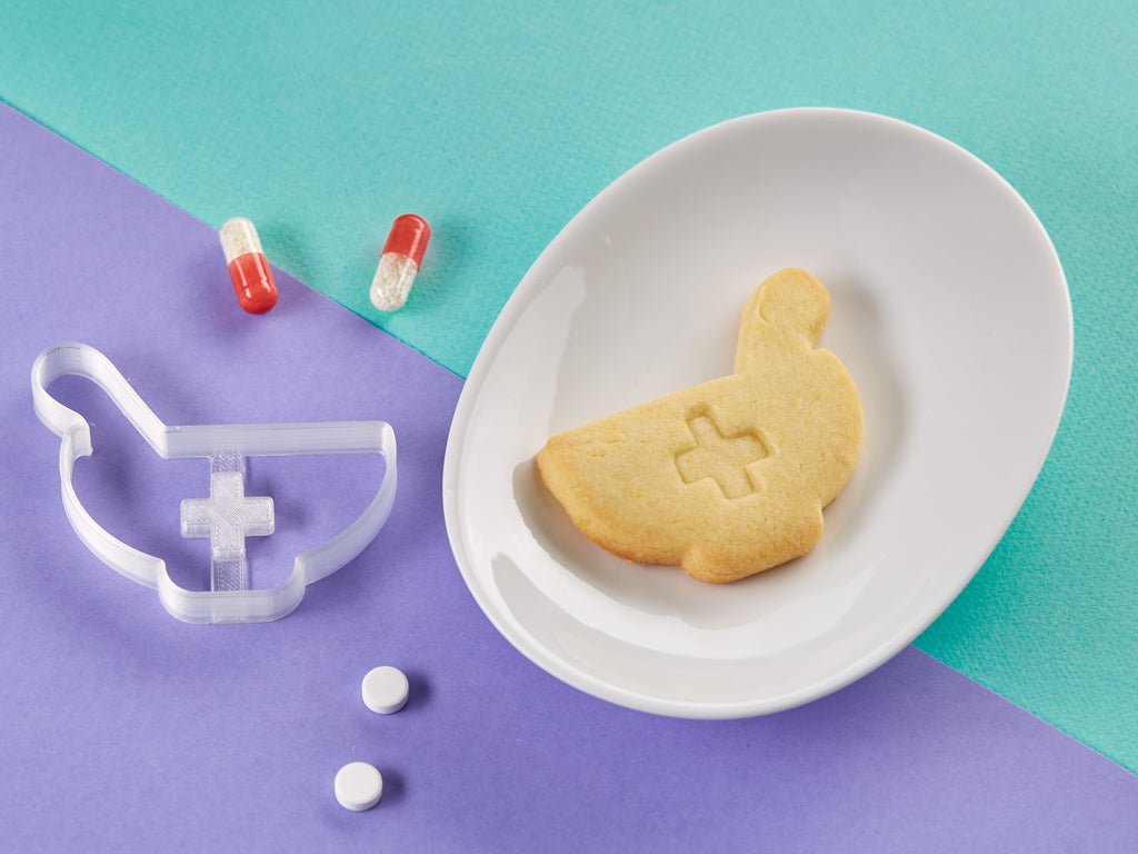 Pharmacy Cookie Cutters Biocraftlab - Mortar and pestel Cookie Cutter with Cookies